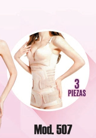 Faja Post-parto Reductora 3 Piezas
