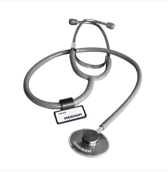 Estetoscopio Adulto Campana Simple Gris