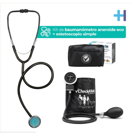 Kit Baumanometro Aneroide Negro B1-4S