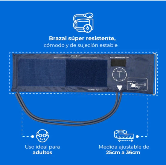 Kit Baumanometro Aneroide Negro B1-4S