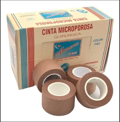 Cinta Mircropore Quirurgica Color Piel 2.5 X 10 M