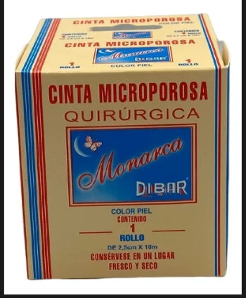 Cinta Mircropore Quirurgica Color Piel 2.5 X 10 M