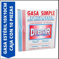 Gasa Simple 20 X 12 10 Pzs