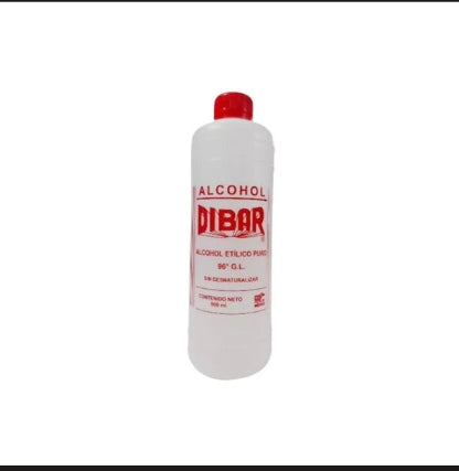 Alcohol Etilico 96º G.l 500 ML Sin Desnaturalizar