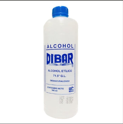 Alcohol Etilico 71.5° G.l 500 ML Desnaturalizado