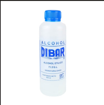 Alcohol Etilico 71.5 º G.l Desnaturalizado 250 ML