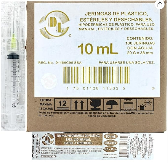 Jeringa Hipodermica De 10 Mil Dl