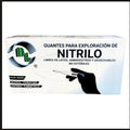 Guantes Para Exploracion De Nitrilo Color Negro Grande