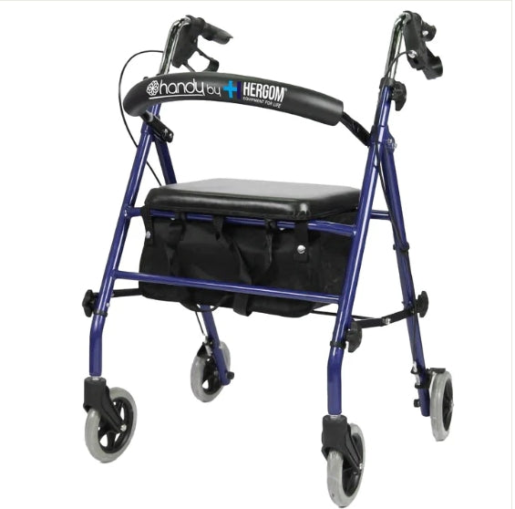 Andadera Ortopédica Para Adulto, Estructura De Aluminio, Agarradera Con Sistema De Frenos / AN06 Marca Handy