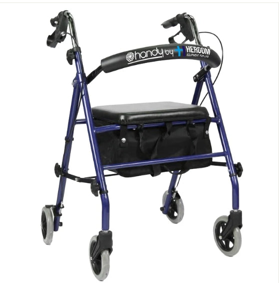 Andadera Ortopédica Para Adulto, Estructura De Aluminio, Agarradera Con Sistema De Frenos / AN06 Marca Handy