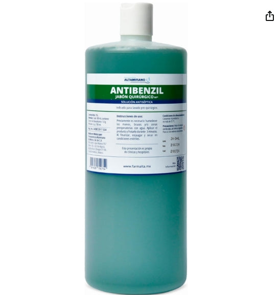 Antibenzil Jabón Quirurgico 1L