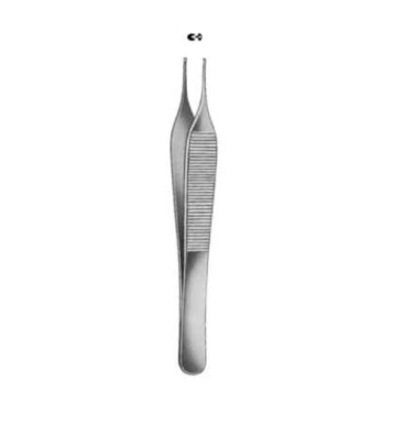 Pinza Adson Con 1 X 2 Dientes 12 CM