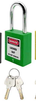 Candado De Color Verde Safety Padlock