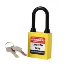 Candado De Color Amarillo Safety Padlock