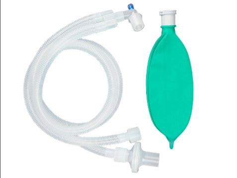 Circuito De Anestesia Circular Adulto 72" (183cms), Con Puerto, Filtro Antibacteriano Viral Y Bolsa De 3L