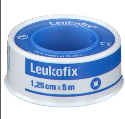 Cta Transoparente 1.25 CM * 5 M Leukofix