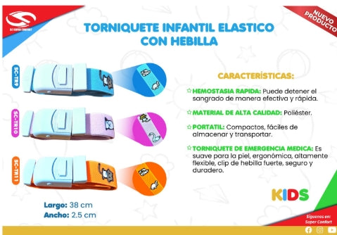 Torniquete Rosa Infantil