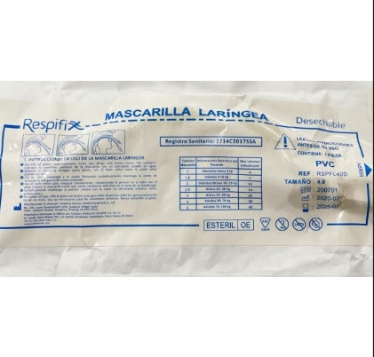 Mascarilla Laringea 4MM PVC Respifix