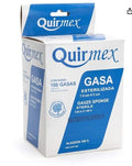 Gasas Quirmex Caja Con 100 Pzs 7.5 X 5 CM