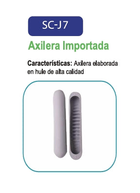 Axilar De Hule Para Muleta De Aluminio