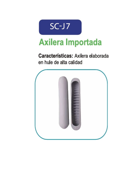 Axilar De Hule Para Muleta De Aluminio
