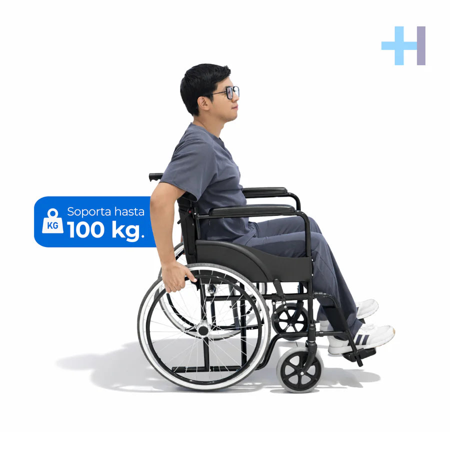 Silla De Ruedas S100B Negro 100KG