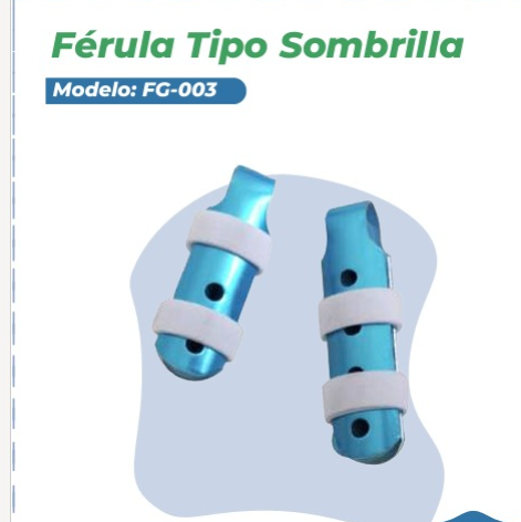 Ferula Tipo Sombrilla Dedo Fg-003 XL