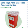 Bote De Desechos Especiales Rojo