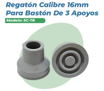 Regaton Para Baston 3 Apoyos T8